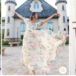BNWT Ivy City Co Floral Fairy Tale Melody Maxi Dress